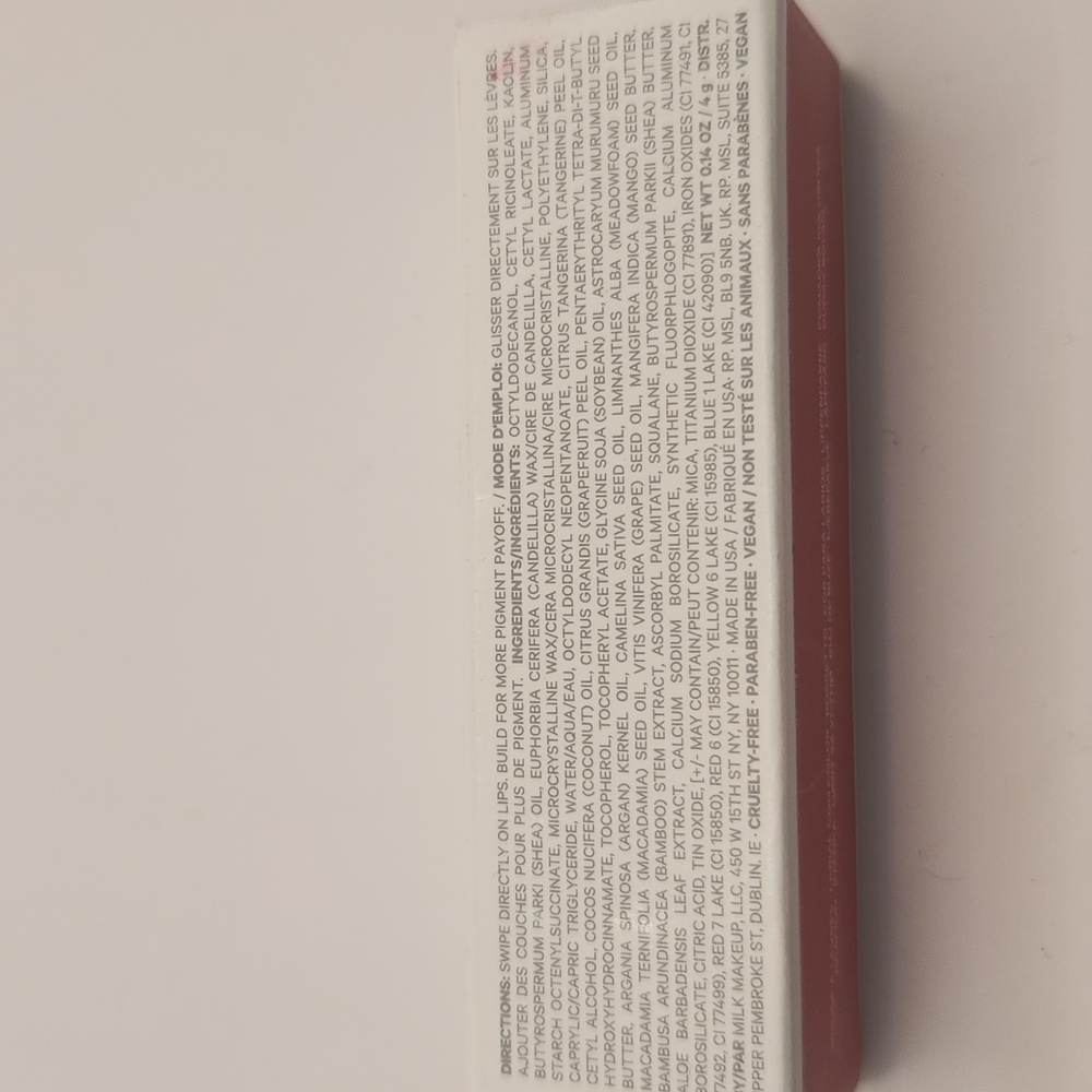 Milk Makeup New O.G. Red Lip Color Hydrating Oil Moisturizing Full Size .14 oz - Picture 5 of 6